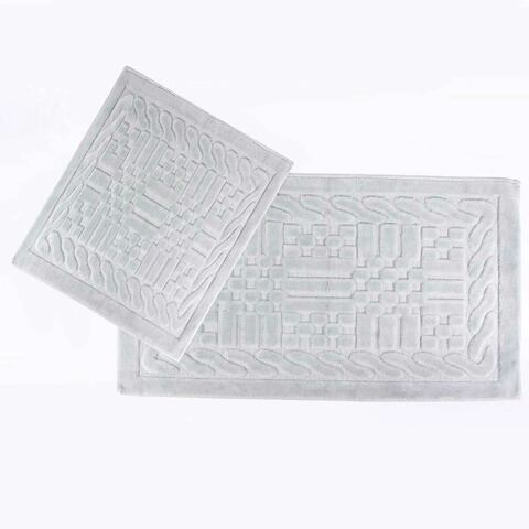 Набор ковриков 2шт Arya home Berceste серый