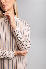 Рубашка в полоску oversize Тамбовчанка