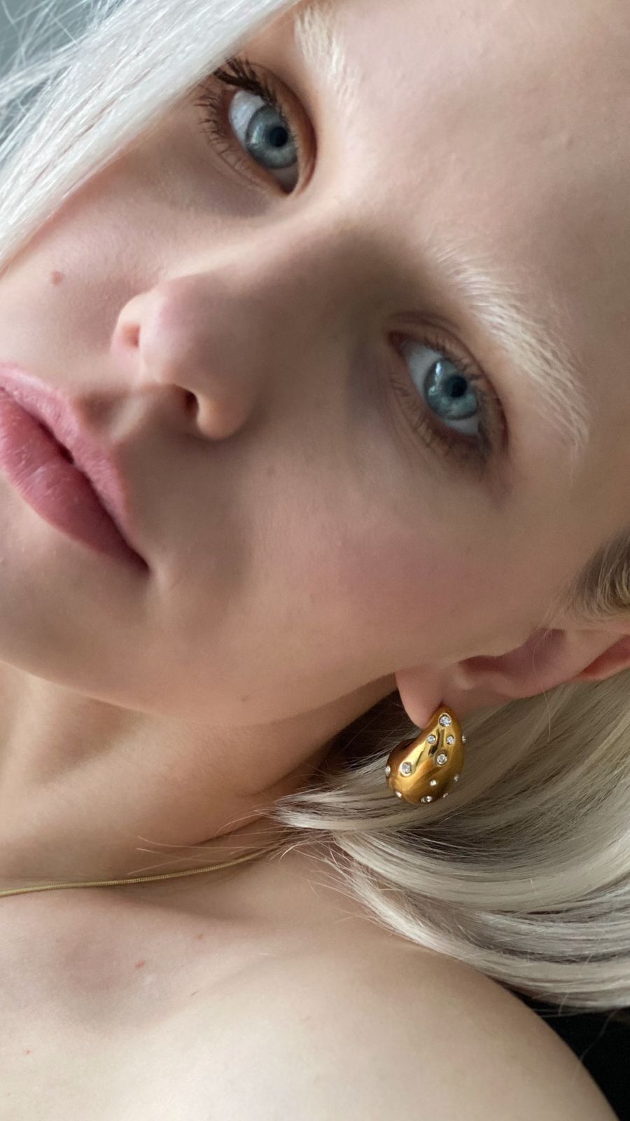 Серьги Golden Crystal Eggs