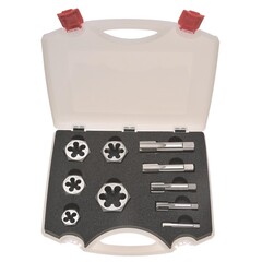 Набор метчиков и плашек 6- гранных G(BSP) 1/8