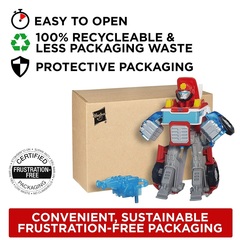 Хитвейв Пожарный. Трансформеры Боты-спасатели заряжают