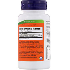Now Foods, Экстракт бакопы, 450 мг, 90 растительных капсул