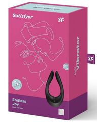 Чёрный многофункциональный стимулятор для пар Satisfyer Endless Joy - 