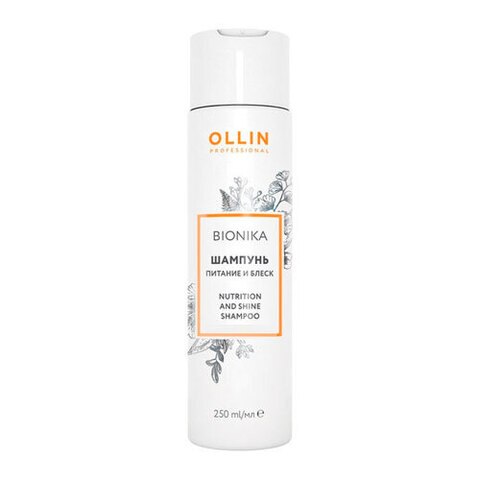 OLLIN BioNika Nutrition And Shine Shampoo - Шампунь Питание и блеск