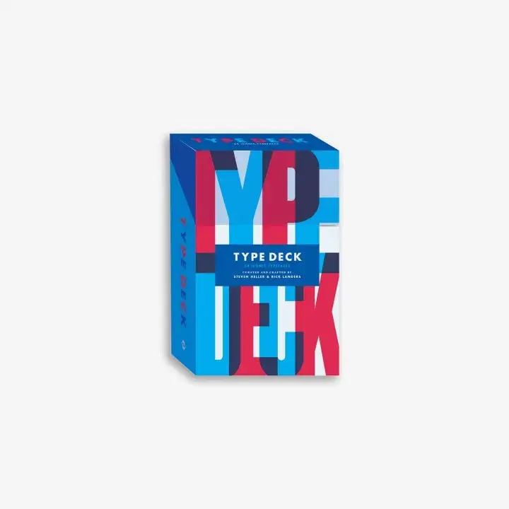 THAMES & HUDSON: Type Deck. 54 Iconic Typefaces