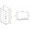 Abber Schwarzer Diamant AG30120MH-S85M-S85M Душевой уголок, 120x85x195