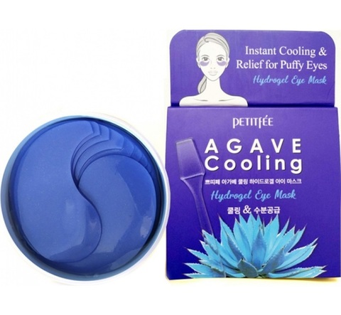 PETITFEE Набор патчей д/век гидрогел. АГАВА Agave Cooling Hydrogel Eye Mask, 60 шт