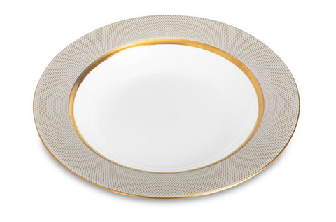 Тарелка суповая 23см Narumi Золотой алмаз