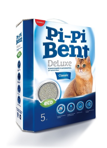 Наполнитель комкующийся PI-Pi-Bent DeLuxe Classic lumps Litter