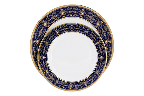 Обеденный сервиз 27 предметов на 6 персон Anna Lafarg Emily Офелия кобальт