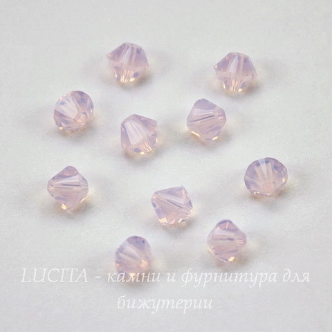 5328 Бусина - биконус Сваровски Rose Water Opal 4 мм, 10 штук