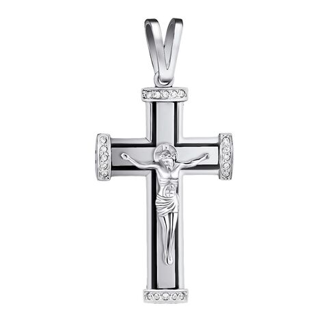 Крестик православный из серебра