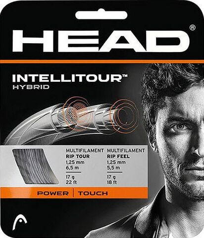 Теннисные струны Head IntelliTour (6.5 m/5.5 m) - anthracite/grey