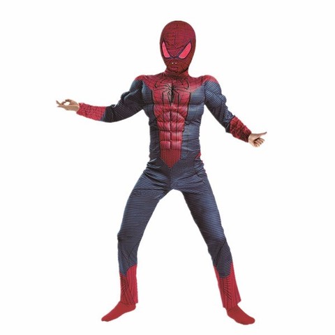 Человек паук костюм детский с мускулами