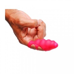 Насадка на палец Finger Bang-her Vibe от Frisky, 8.8 см, розовый