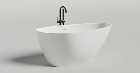 Salini 1015203M PAOLA 160x80 Ванна, донный клапан "Click-Clack" белый, сифон, интегрированный слив-перелив