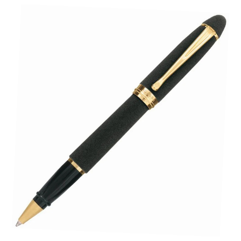 Ручка-роллер Aurora Ipsilon Velvet Black GT, в подарочной коробке Ручка-роллер Aurora Ipsilon Velvet Black GT, в подарочной коробке