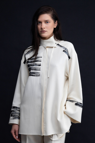 Рубашка - кимоно с ручной росписью