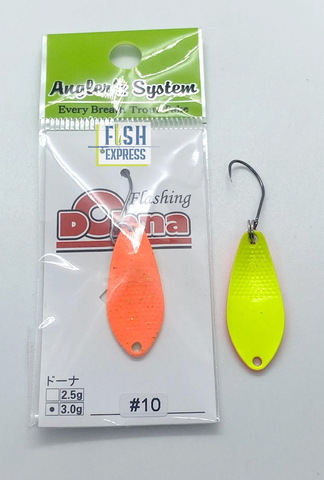 ТОП 1 Блесна Anglers System Dohna 3g цвет #10