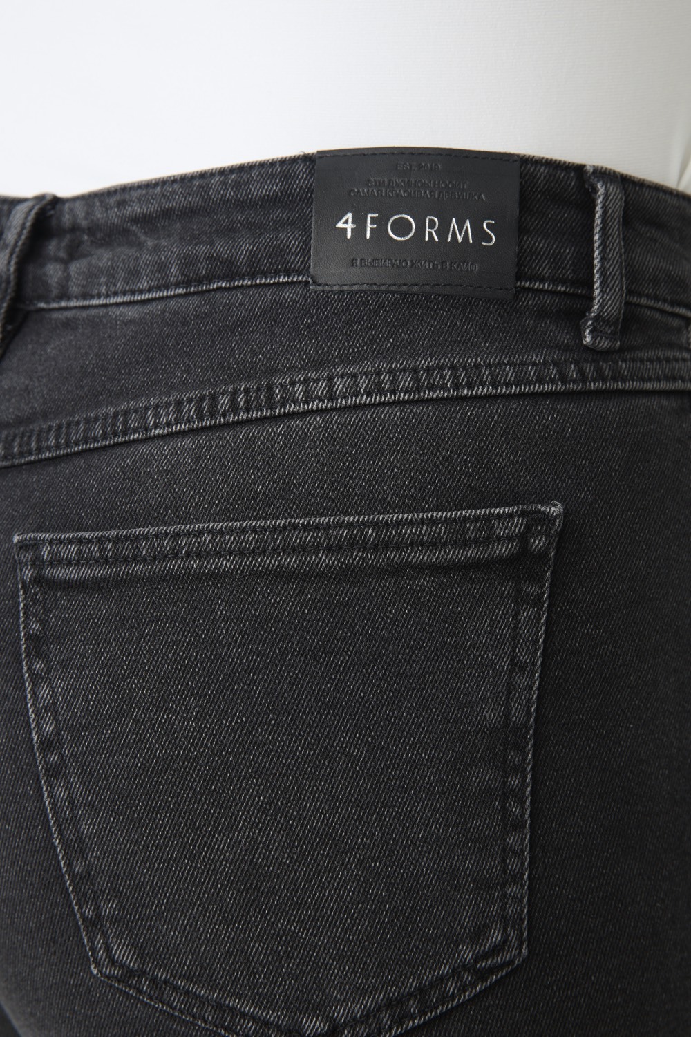 Джинсы Mom fit, черный