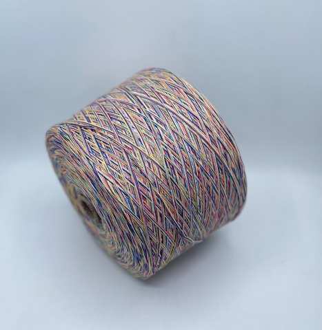 Авторская смотка (пр.Италия) 263м/100гр, Меринос/Полиамид/Вискоза/Кашемир/Люрекс/Хлопок, цвет-Монпансье , арт.36487
