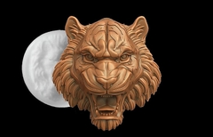 Силиконовый молд № 534 Голова льва