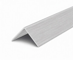 Угол ПВХ "Деконика" 186 Алюминий 22х22х2700 мм