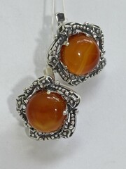 Лейсан (серьги из серебра)