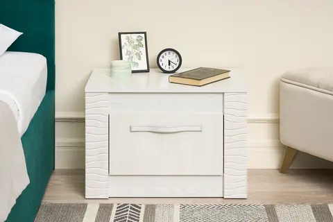 Тумба прикроватная Монако ТБ-26 ясень белый