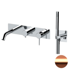 Remer X53D2WBRP Смеситель для ванны Remer X Style X53D2WBRP, медь брашированная фото