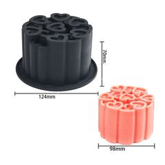 Силиконовая форма для муссовых мини-тортов (бенто) «Узоры сердечки»