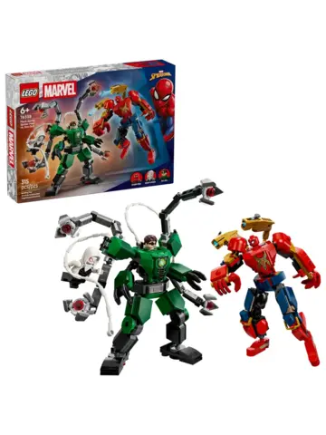 Конструктор Marvel 76338 Человек-паук против Дока Ока Роботы