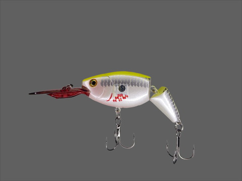 Воблер 2 сост. JOINTED SHAD RAP 70mm 13гр 2,1 - 4,5м #BCSD (реплика)
