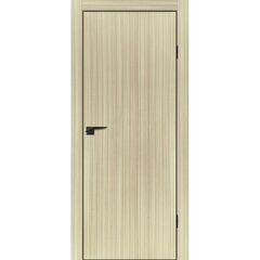 Купить Межкомнатная дверь ПЭТ П-1 эвкалипт австралийский кромка ABS чёрная глухая