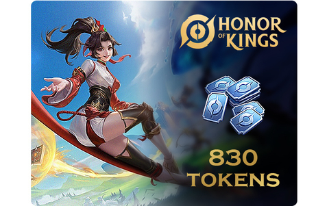 Игровая валюта Honor of Kings 830 Tokens [Цифровая версия] (для ПК, цифровой код доступа)