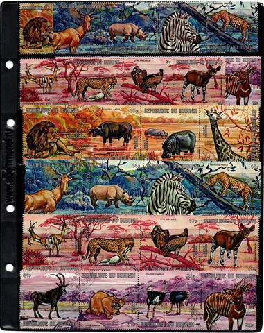 Серия марок - Бурунди - Животные - 1971 год - 32 штуки - гашеные