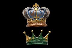 Силиконовый молд 'Короны король/королева