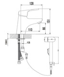 Смеситель для умывальника и биде LEMARK LUNA LM4116C