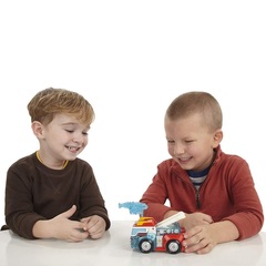 Хитвейв Пожарный. Трансформеры Боты-спасатели заряжают