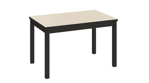 Обеденный раздвижной стол со стеклом «Диез Т11» (Венге/дуб миланский стекло матовое) для кухни и столовой