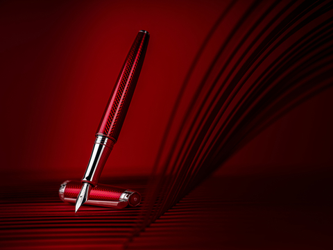 Ручка перьевая Caran d’Ache Leman Rouge Carmin , F (4799.570)