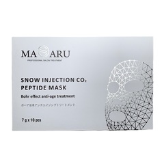 Masaru Маска пептидная с эффектом карбокси Snow Injection CO2
