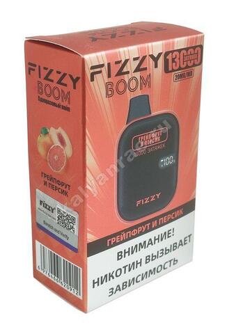 Fizzy Boom Грейпфрут Персик 13000 затяжек