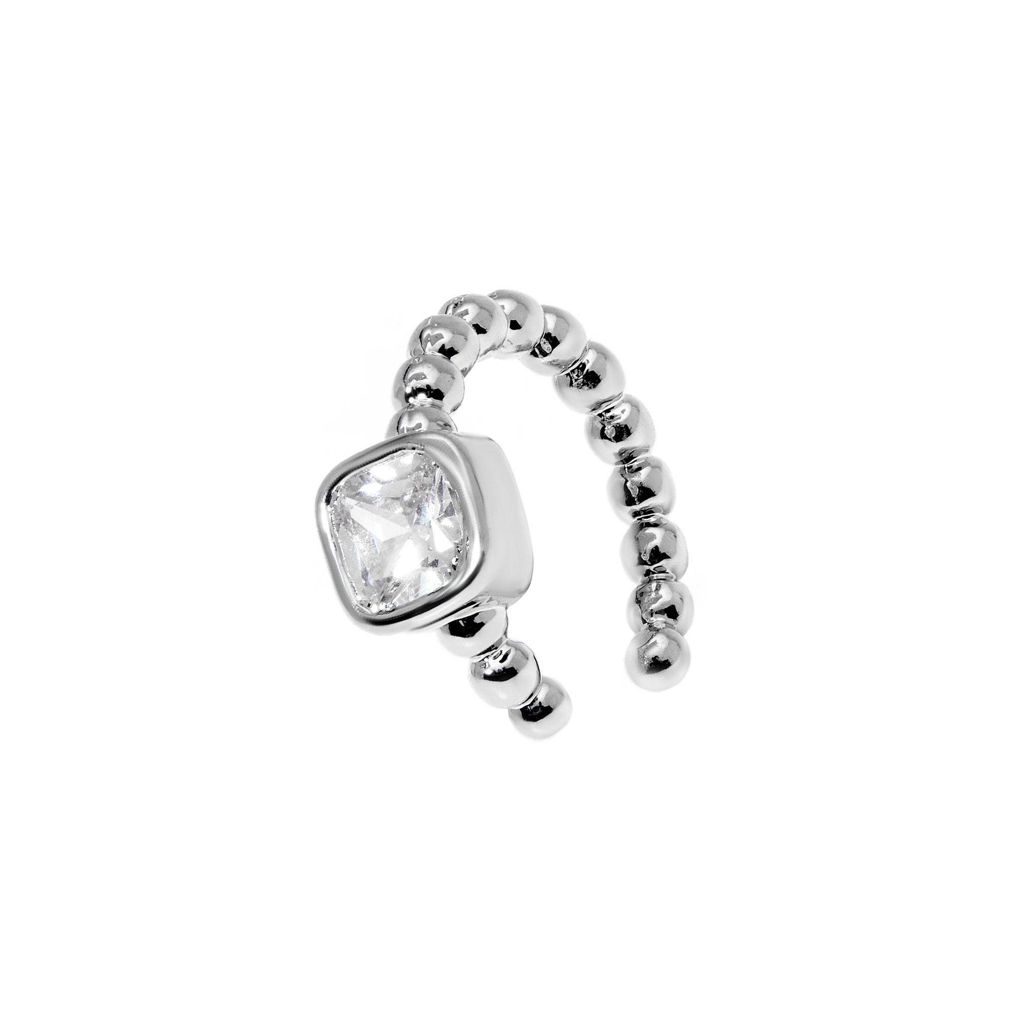 

Кафф Globular Crystal Cuff - Silver