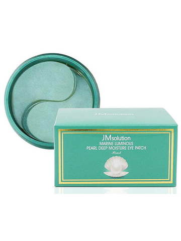 JMSolution Marine Luminous Pearl Deep Moisture Eye Patch гидрогелевые патчи с жемчугом и морским комплексом