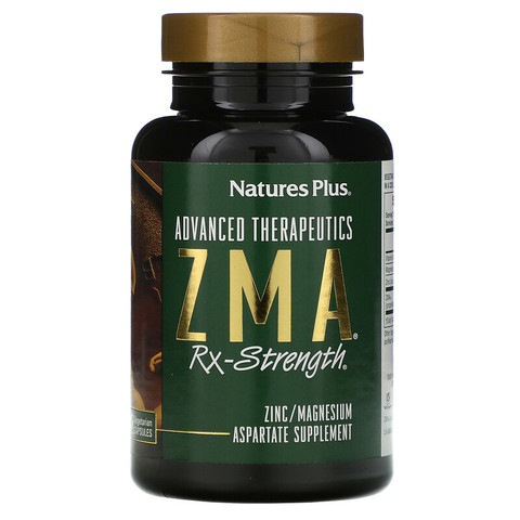 Nature's Plus, Advanced Therapeutics, ZMA Rx-Strength, 90 Vegetarian Capsules