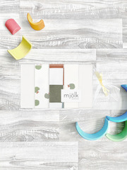 Набор платочков-слюнявчиков Mjölk Яблочки