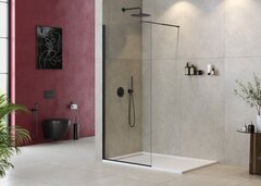 Cezares LIBERTA-L-1-120-C-NERO Душевая перегородка фото