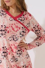 Ночная сорочка с длинным рукавом LISCA OCEAN 23442_Пряный коралл