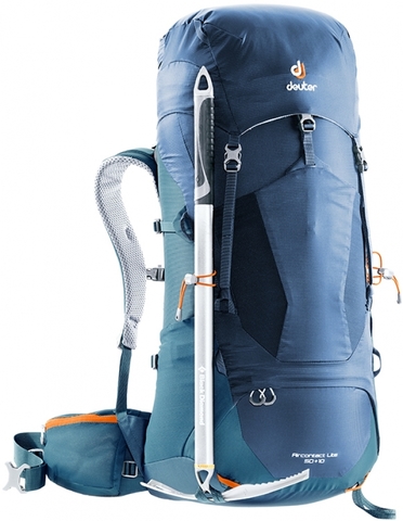 Картинка рюкзак туристический Deuter Aircontact Lite 45+10 SL Arctic-Navy - 1